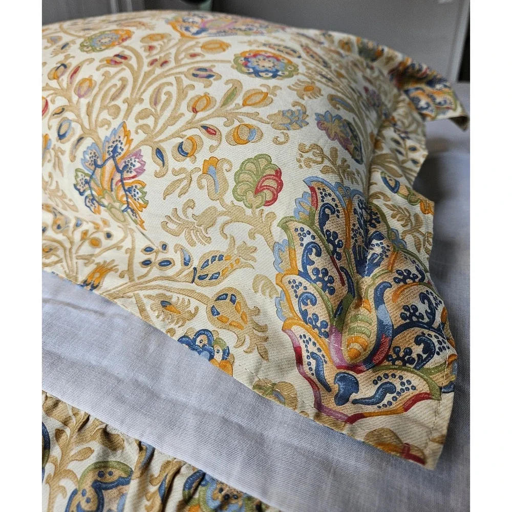 VTG RARE King Lauren Ralph Lauren Floral Marrakesh 3 piece Comforter Set